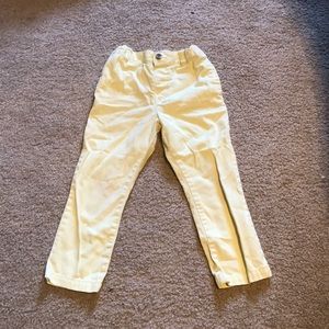 Boy yellow dress pants 4t